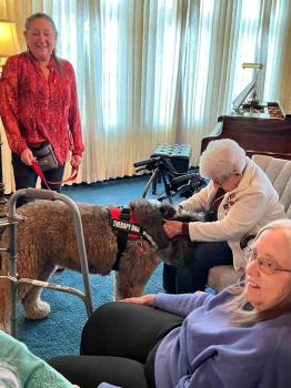 Service Dog Visit